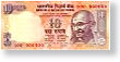 10 Ruppes Note Logo