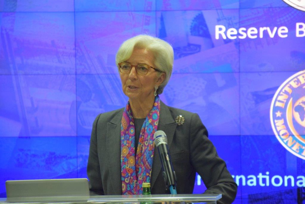 Ms. Christine Lagarde, Managing Director, IMF speaking at the RBI-1