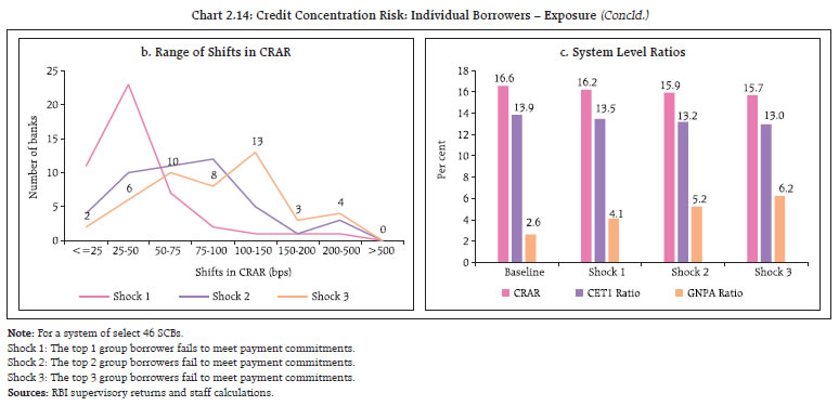 Chart 2.14: Credit Concentration Risk: Individual Borrowers – Exposure (Concld.)