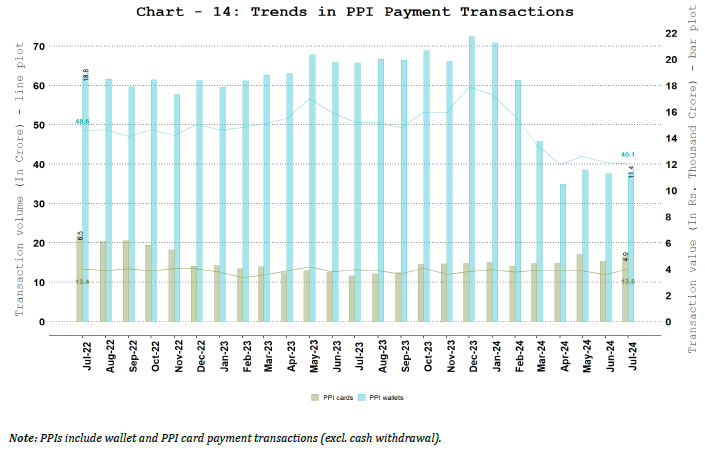 b. PPI Wallets and Cards Usage